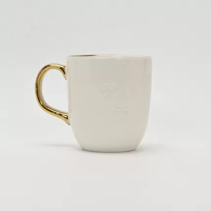 Embossed Bow Mug