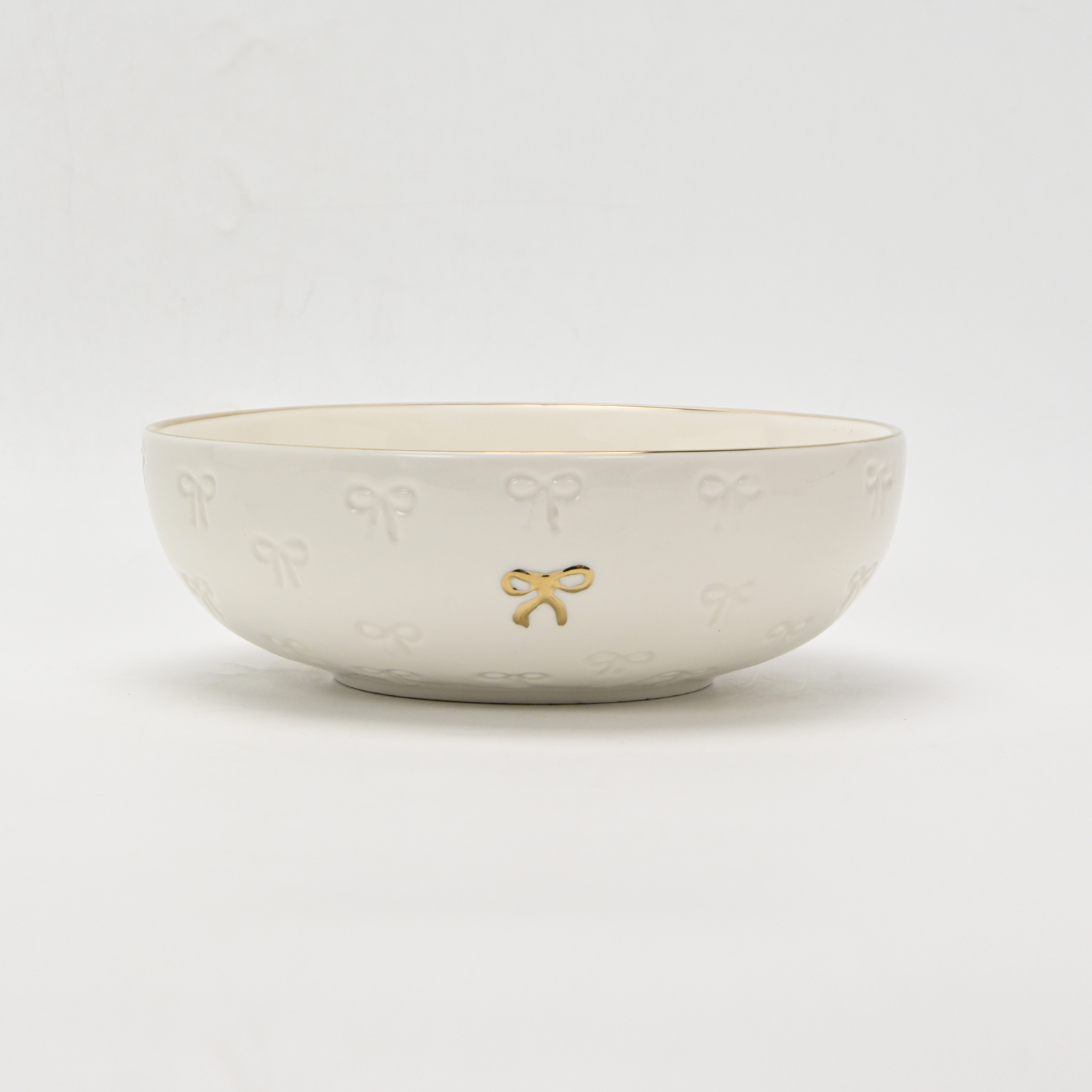 Embossed Bow Bowl