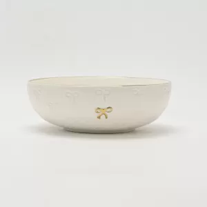 Embossed Bow Bowl