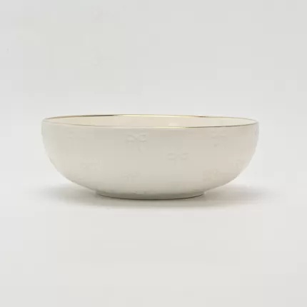 Embossed Bow Bowl