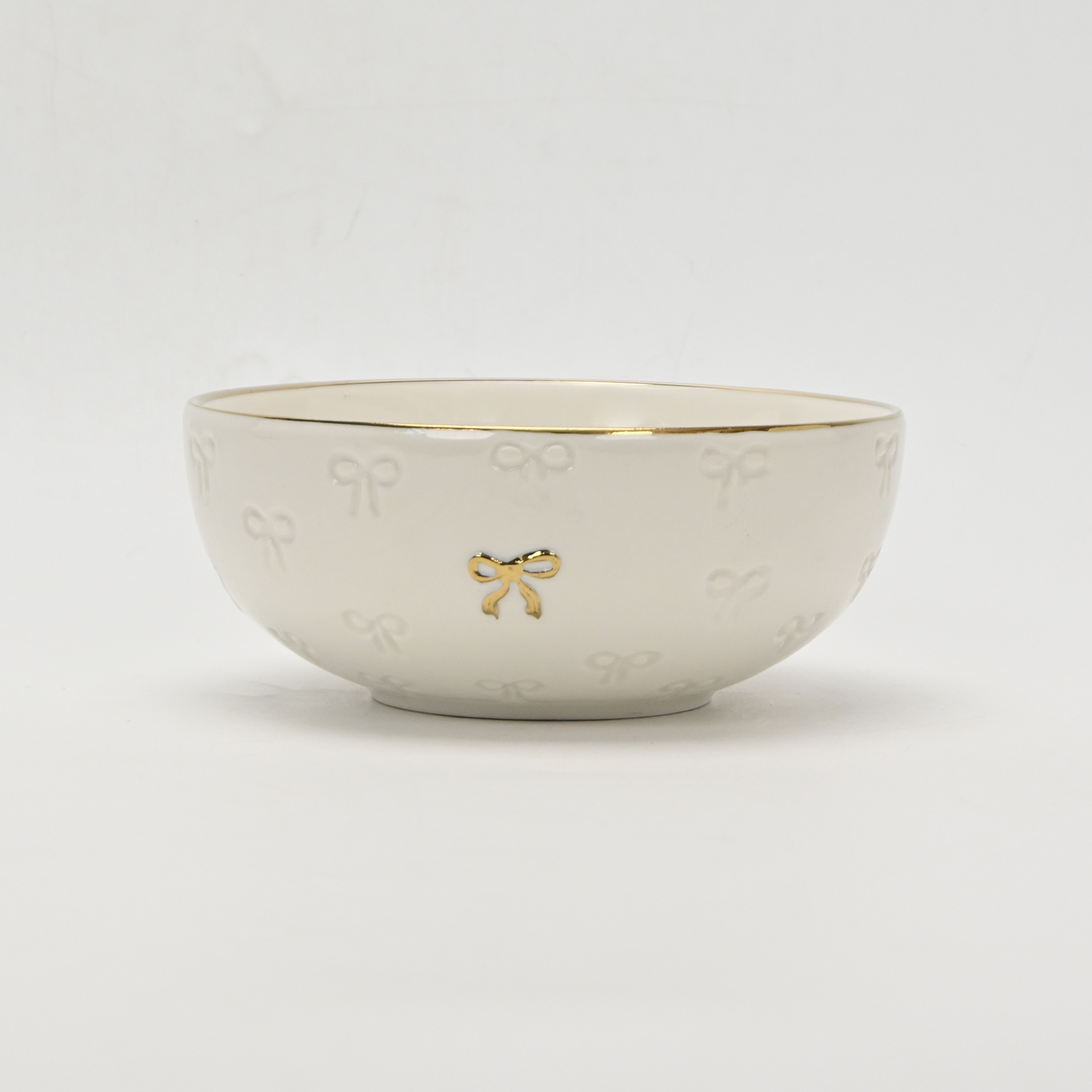 Embossed Bow Bowl