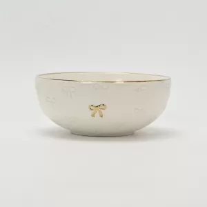 Embossed Bow Bowl
