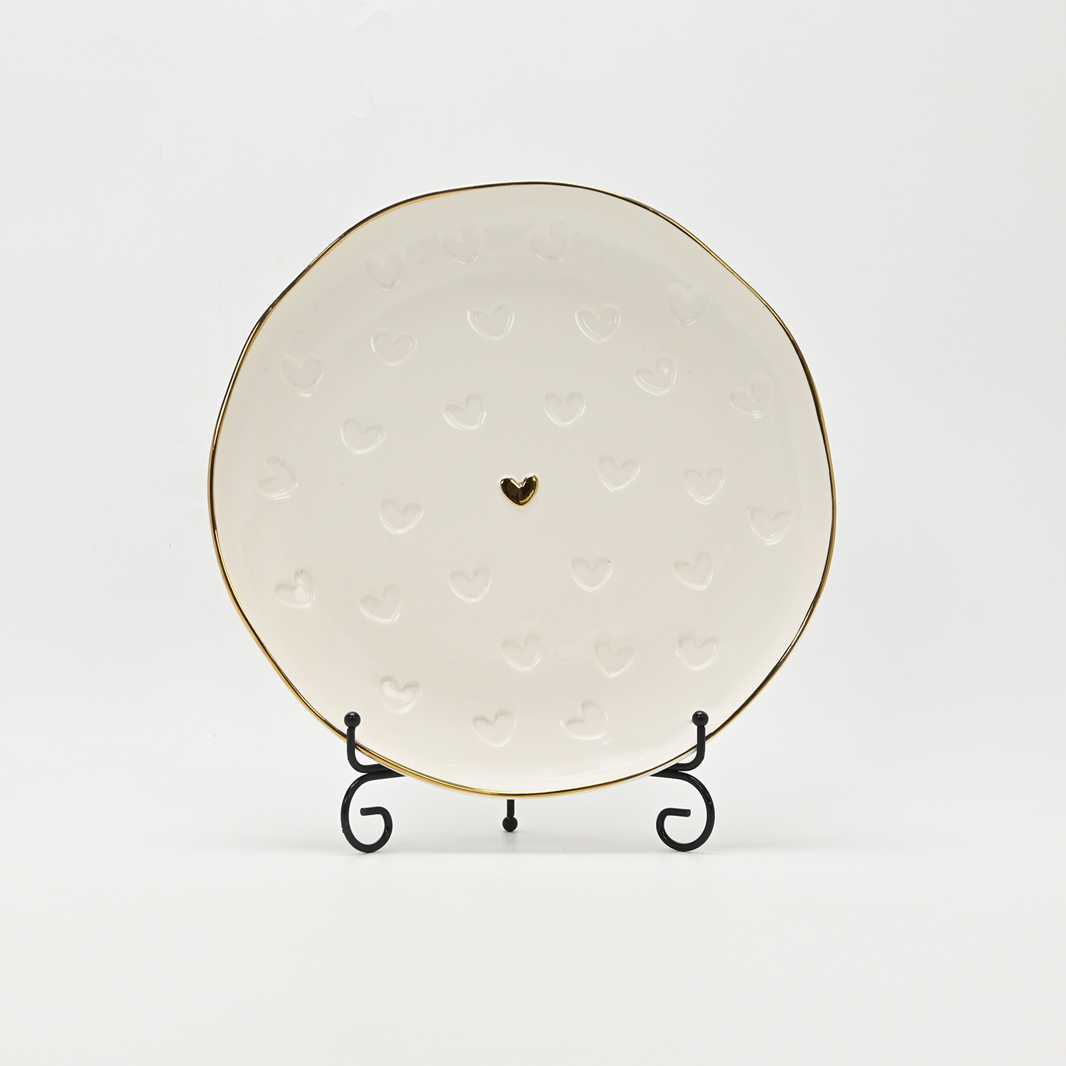 Heart Embossed Plate