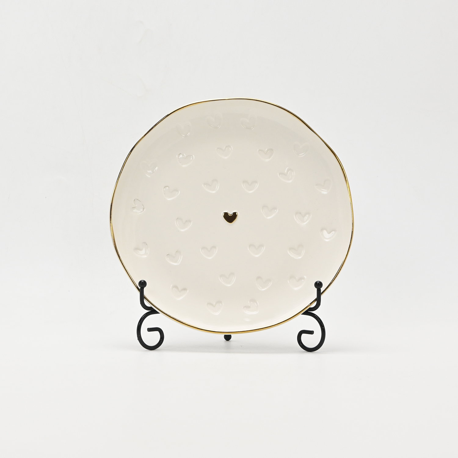 Heart Embossed Plate