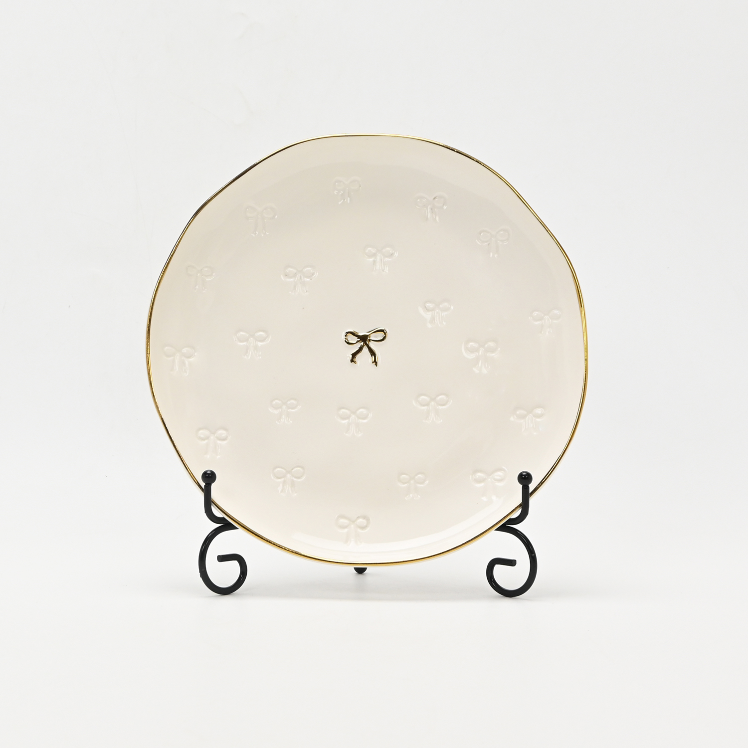 Embossed Bow Plate