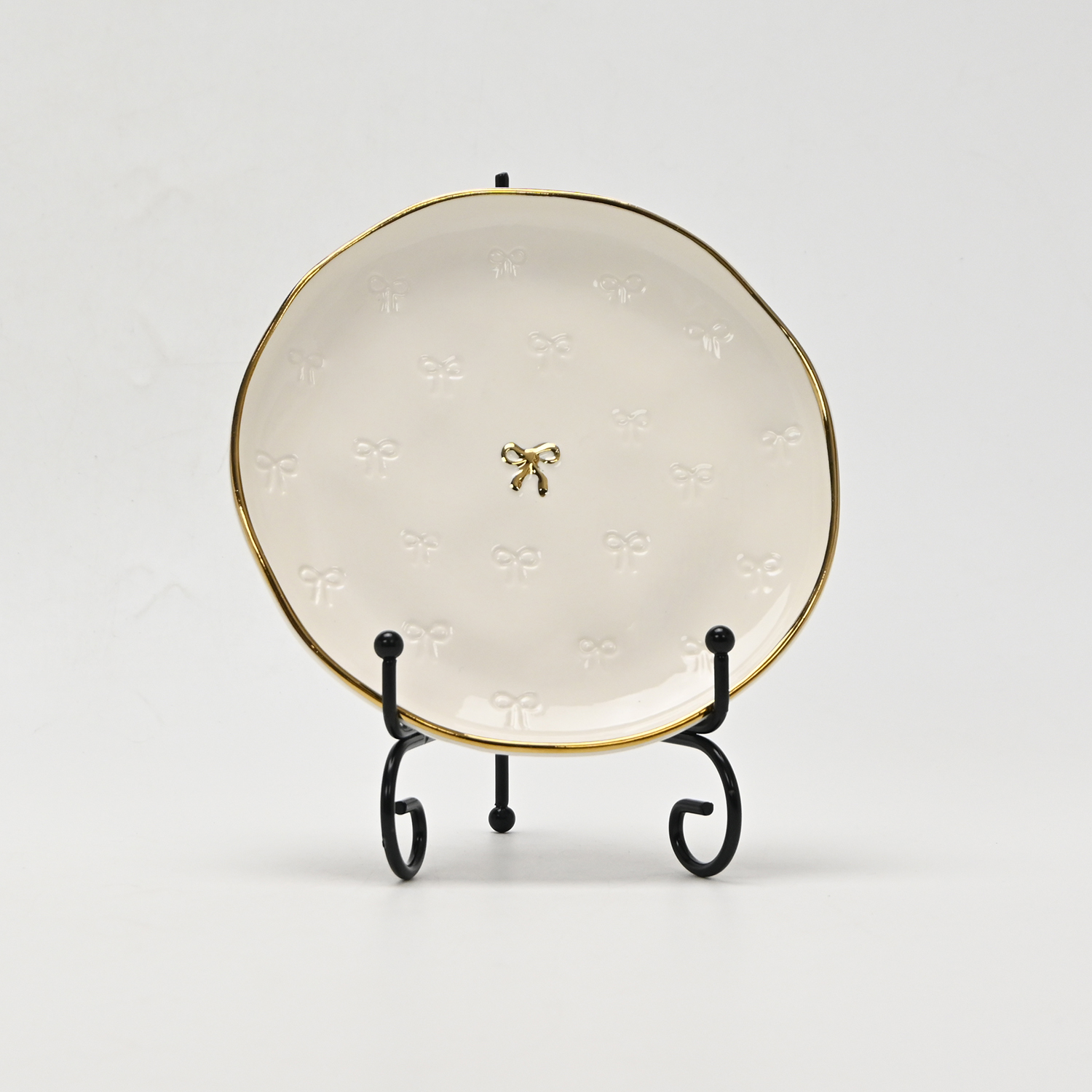 Embossed Bow Plate