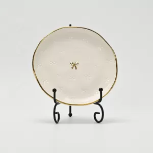 Embossed Bow Plate