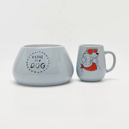 Dog Mug-grey