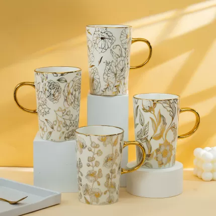 Gleaming Floral Mug-3