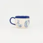 Blue Floral Charm Mug-3