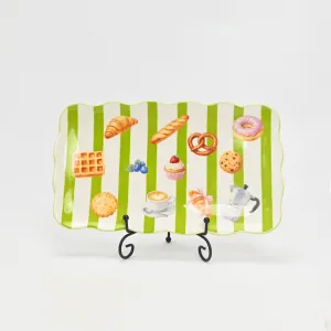 Heart-Patterned Baking  Plate-2
