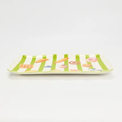 Heart-Patterned Baking  Plate-2