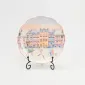 Pastel Christmas Village Plate