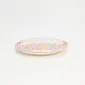 Pastel Christmas Village Plate