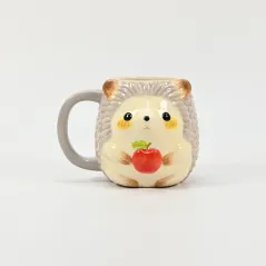 Cute Hedgehog Mug- Grey