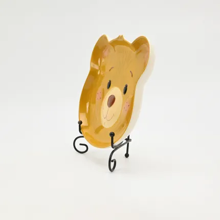 Nona Bear Smiley  Plate