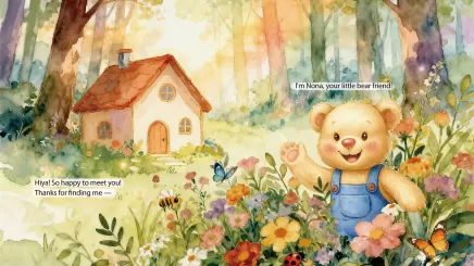 Nona The Bear: Delighted to Meet You. Let’s Be Friends!